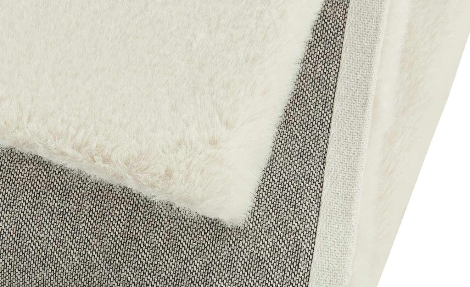 HOME STORY Hochflorteppich Super Soft | 120x160 cm Beige rechteckig – Bild 6