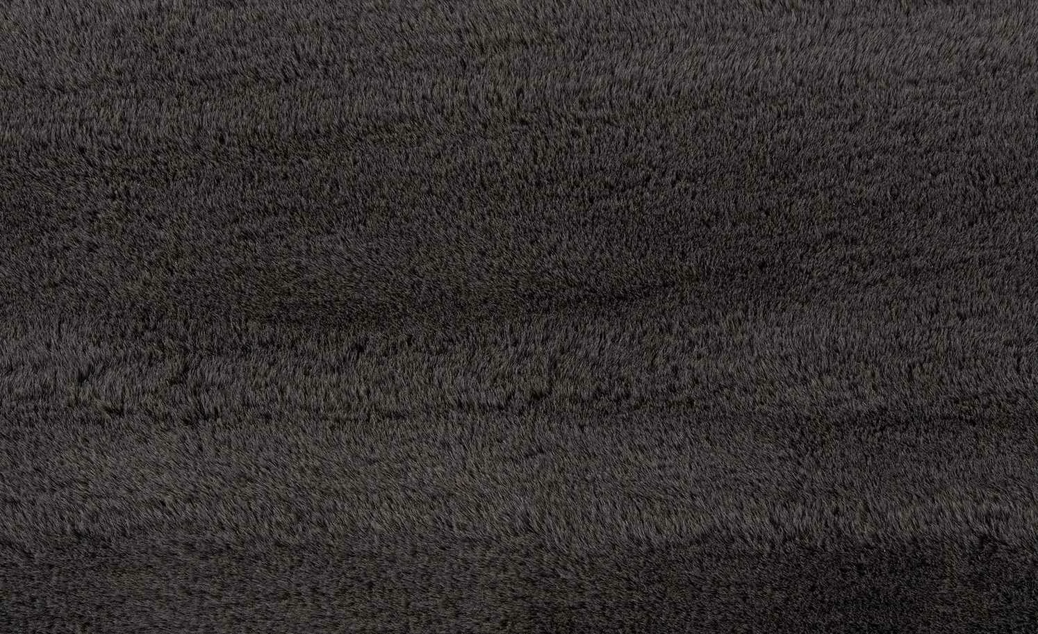 HOME STORY Hochflorteppich Super Soft | 160x230 cm Stein (Grau) rechteckig – Bild 2