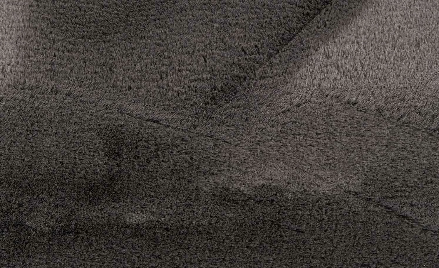 HOME STORY Hochflorteppich Super Soft | 160x230 cm Stein (Grau) rechteckig – Bild 5