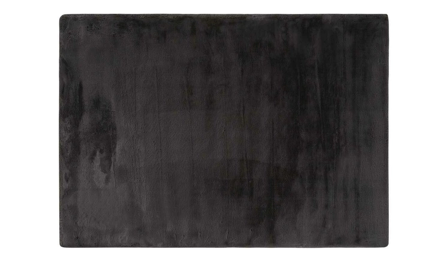 HOME STORY Hochflorteppich Super Soft | 160x230 cm Stein (Grau) rechteckig