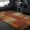 Hochflorteppich Castle Beppo | 65x130 cm Terra (Orange) / Rot / Braun
