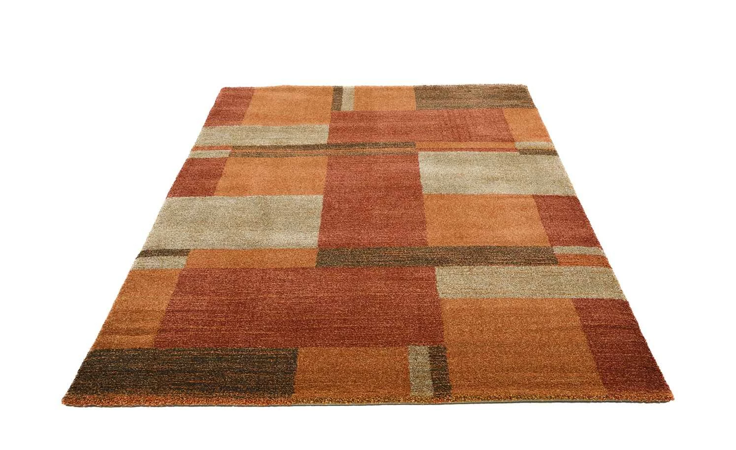 Hochflorteppich Castle Beppo | 65x130 cm Terra (Orange) / Rot / Braun – Bild 6