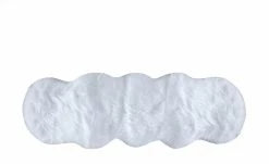 HOME STORY Kunstfell Doppelfell Shape | Weiß