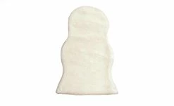 HOME STORY Kunstfell Tierfellform Bunny Soft | Beige