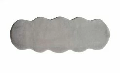 HOME STORY Kunstfell mit weichem Rücken Doppelfell Bunny-Soft | Grau