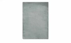 HOME STORY Hochflorteppich Bunny | 200x290 cm Grün rechteckig