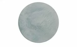 HOME STORY Hochflorteppich Bunny | Ø 80 cm Grün Rund