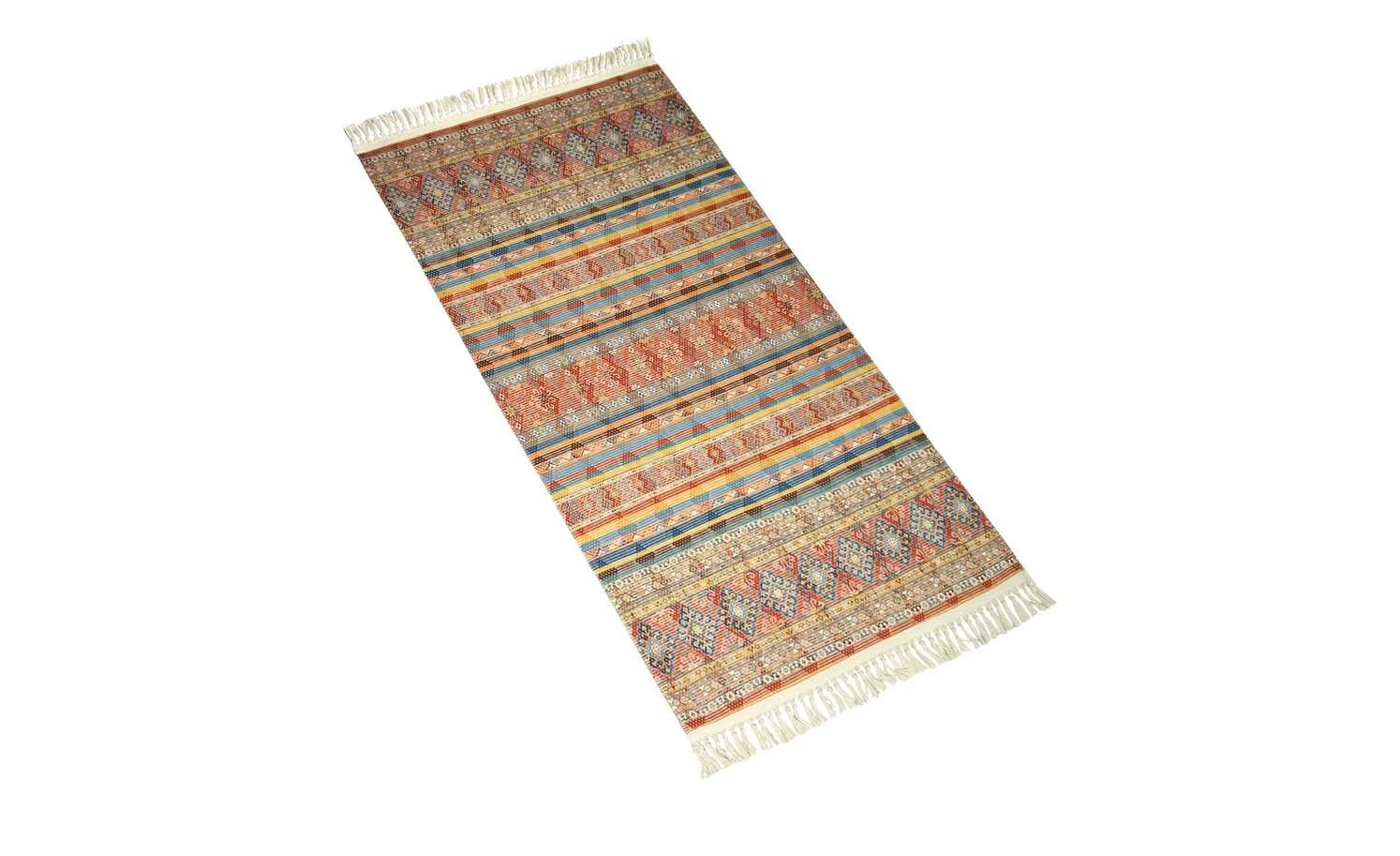 HOME STORY Kurzflorteppich Kelim Schobi | 80x150 cm – Bild 3