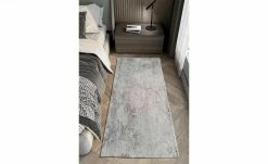HOME STORY Kurzflorteppich Velvet | Beige 80x150 cm rechteckig