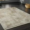 Kurzflorteppich Palermo | Beige / Gold 67x120cm rechteckig