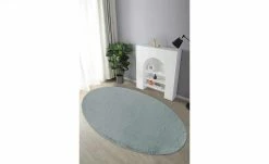 HOME STORY Hochflorteppich Bunny | Grau