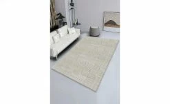 HOME STORY Hochflorteppich | Taupe 140x200 cm rechteckig