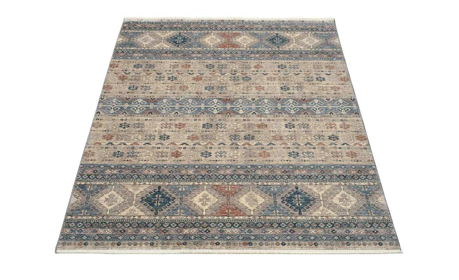 Teppich | Grau-Blau 170|cm 120|cm 120x170 cm – Bild 3