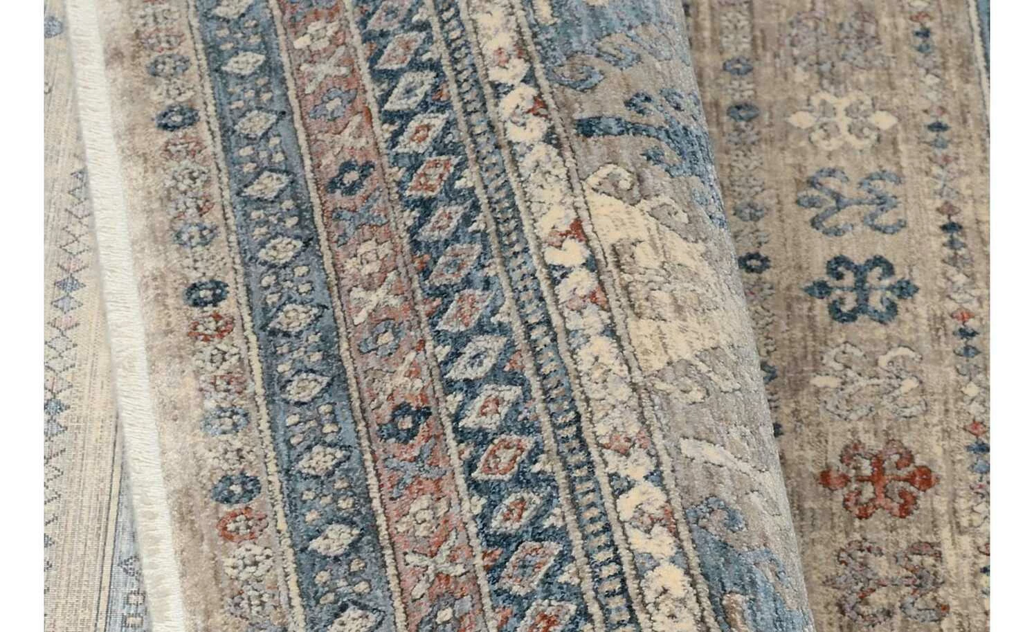 Teppich | Grau-Blau 170|cm 120|cm 120x170 cm – Bild 6