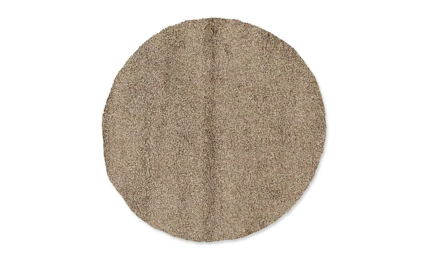 Hochflorteppich | Braun 100|cm 100|cm 100x100 cm – Bild 2