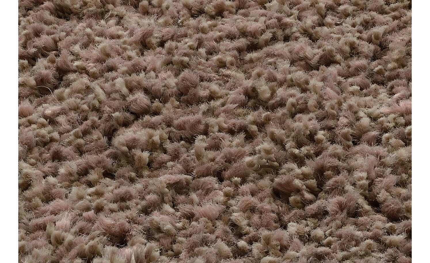 Hochflorteppich | Braun 100|cm 100|cm 100x100 cm – Bild 4