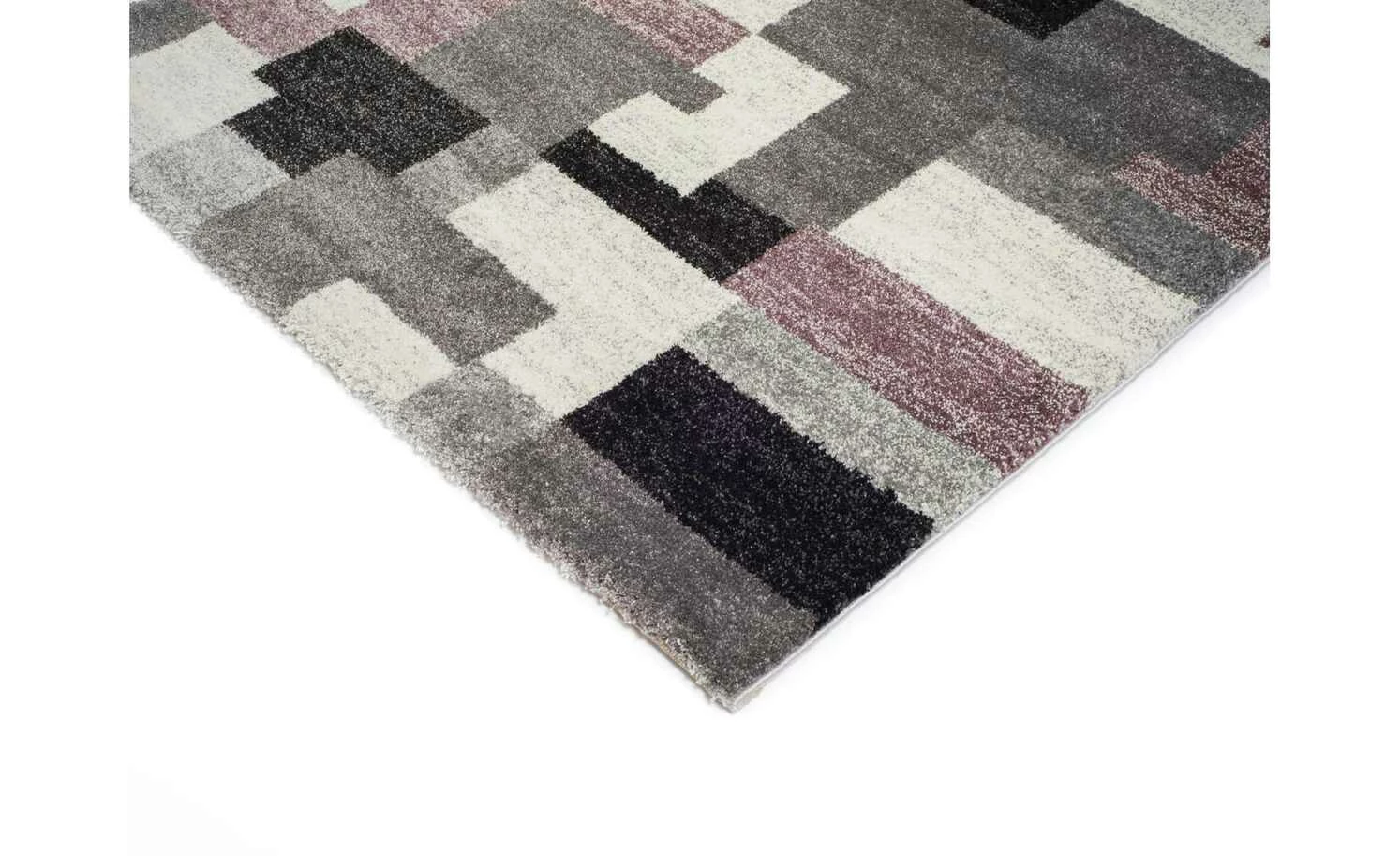 Kurzflorteppich | Grau-Flieder 200|cm 140|cm 140x200 cm – Bild 7