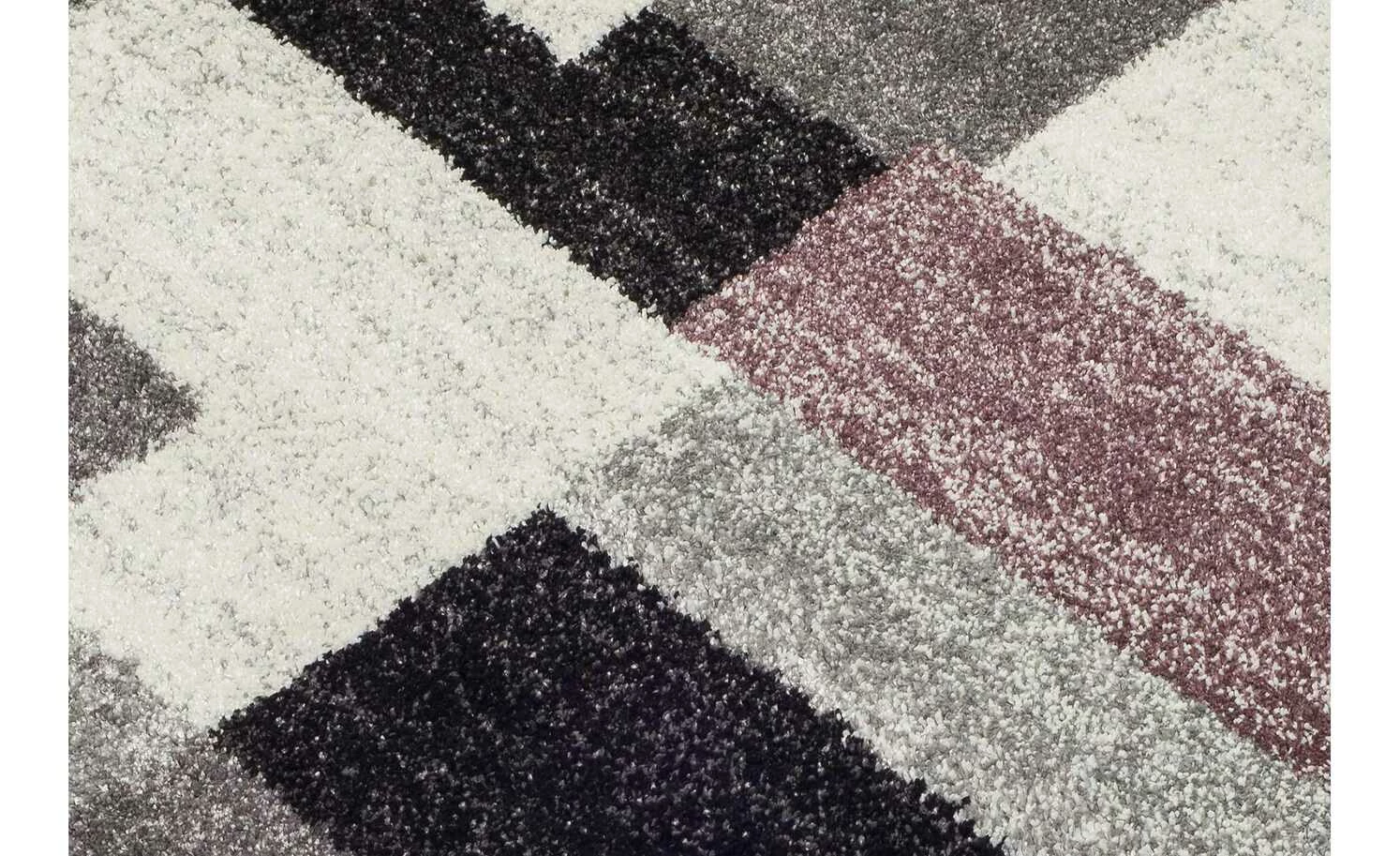 Kurzflorteppich | Grau-Flieder 290|cm 200|cm 200x290 cm – Bild 7