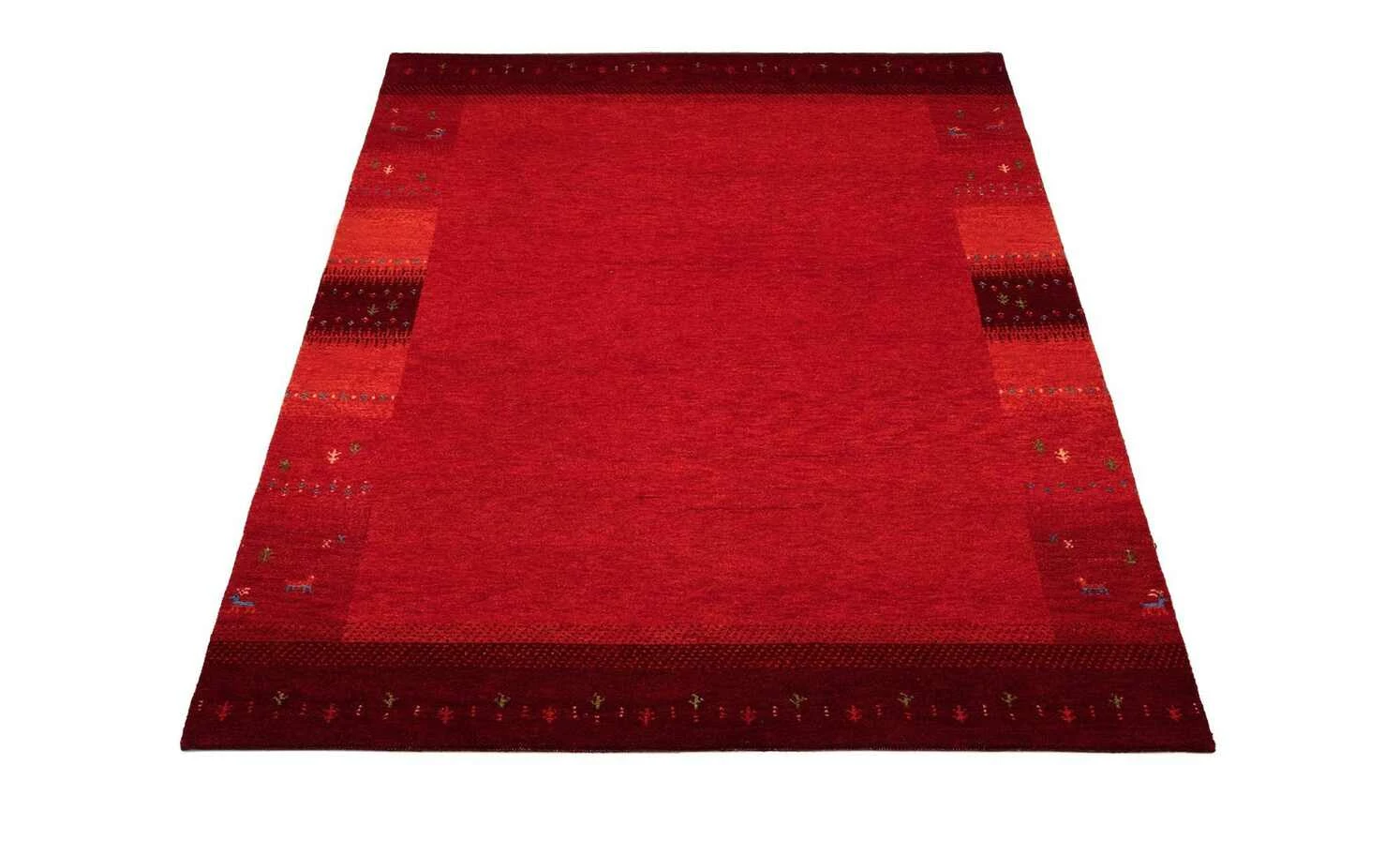 Naturteppich | Dunkel Rot 140|cm 70|cm 70x140 cm – Bild 7