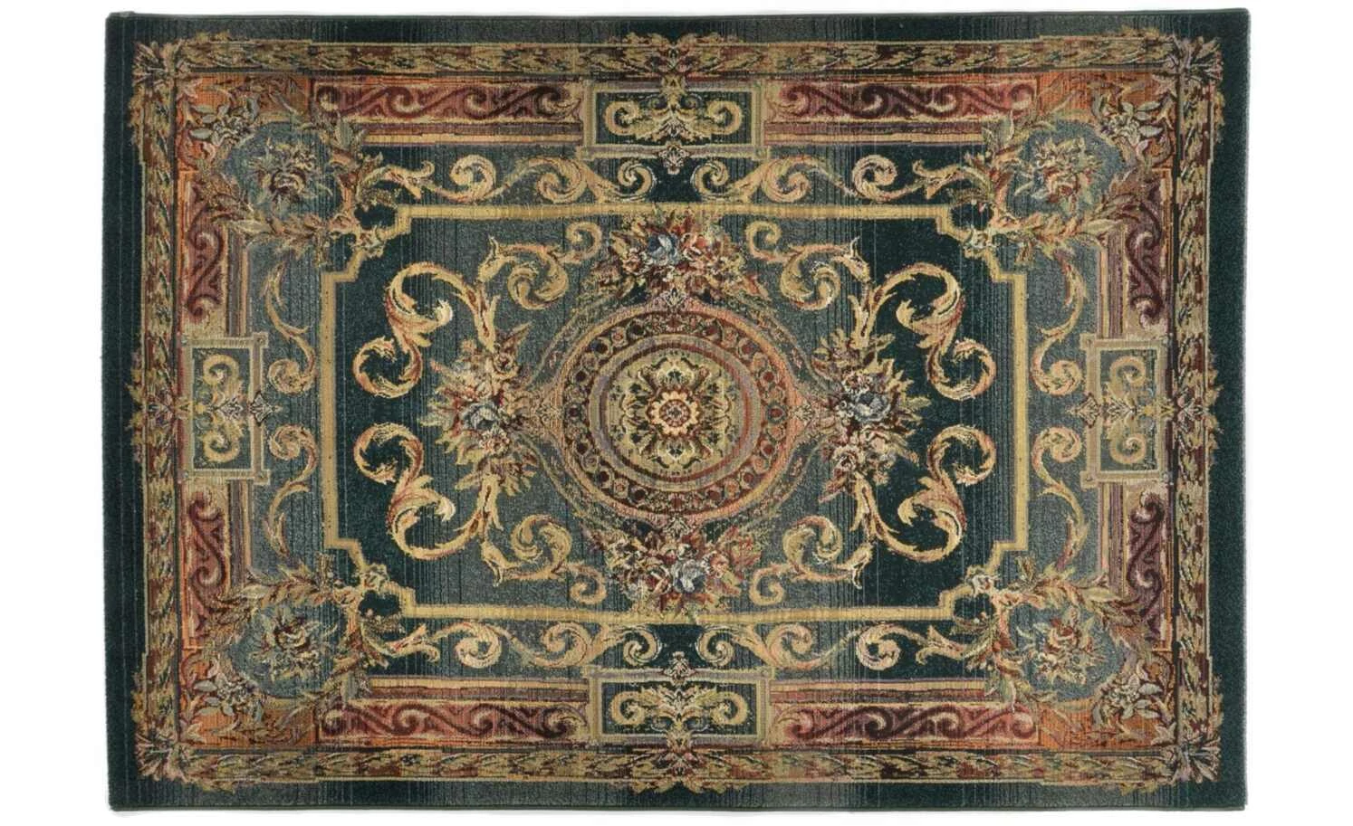 THEKO Teppich | Grün 400|cm 300|cm 300x400 cm