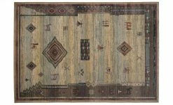 THEKO Teppich | Beige 180|cm 120|cm 120x180 cm