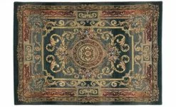 THEKO Teppich | Grün 235|cm 160|cm 160x235 cm