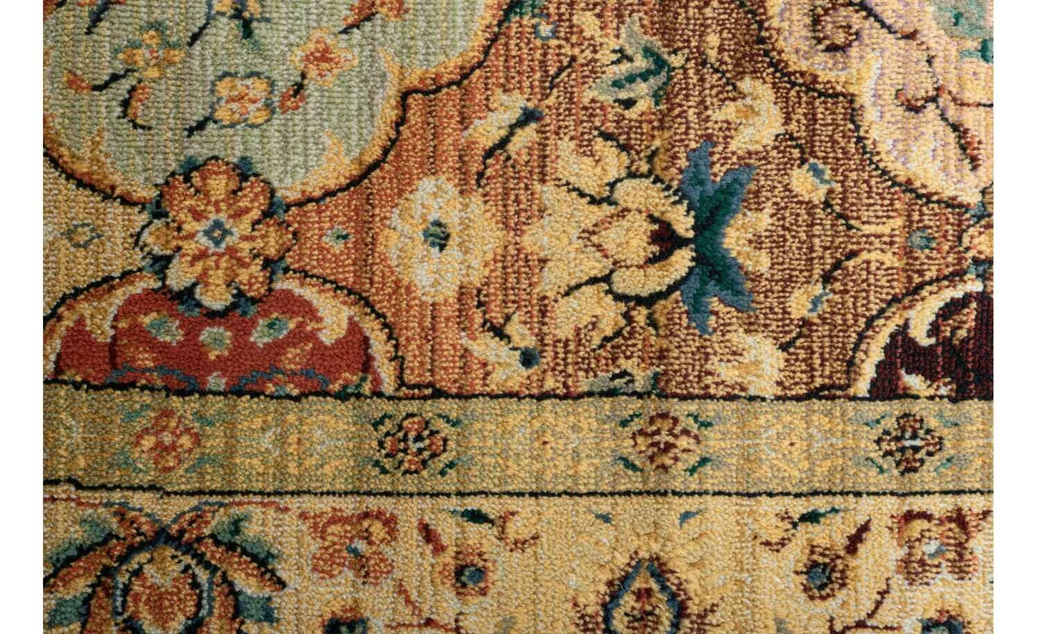 THEKO Teppich | Rot 135|cm 68|cm 68x135 cm Oval – Bild 2