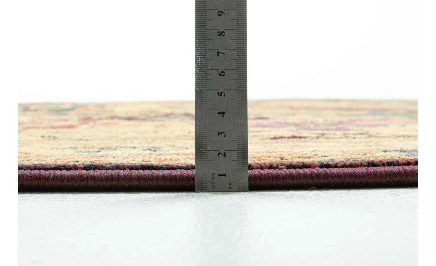 THEKO Teppich | Rot 135|cm 68|cm 68x135 cm Oval – Bild 4