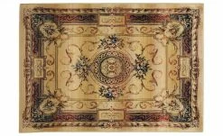 THEKO Teppich | Beige 285|cm 200|cm 200x285 cm