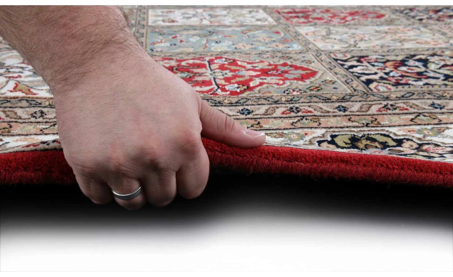 THEKO Teppich | Rot 90|cm 60|cm 60x90 cm – Bild 2