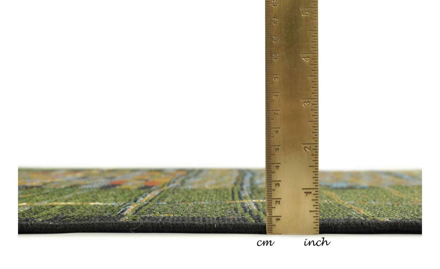 Gino Falcone Teppich | 100|cm 60|cm 60x100 cm Grün – Bild 4