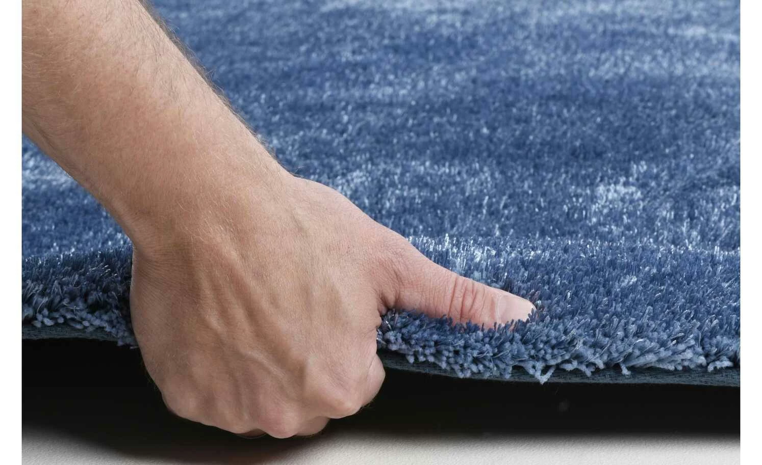 Gino Falcone Teppich | Blau 150|cm 80|cm 80x150 cm – Bild 2