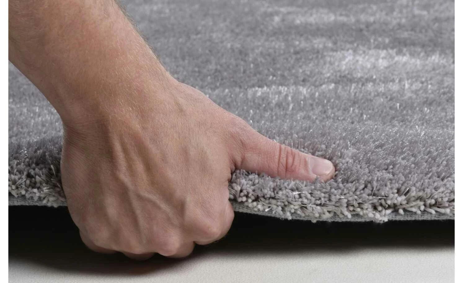 Gino Falcone Teppich | Hellgrau 180|cm 120|cm 120x180 cm – Bild 2