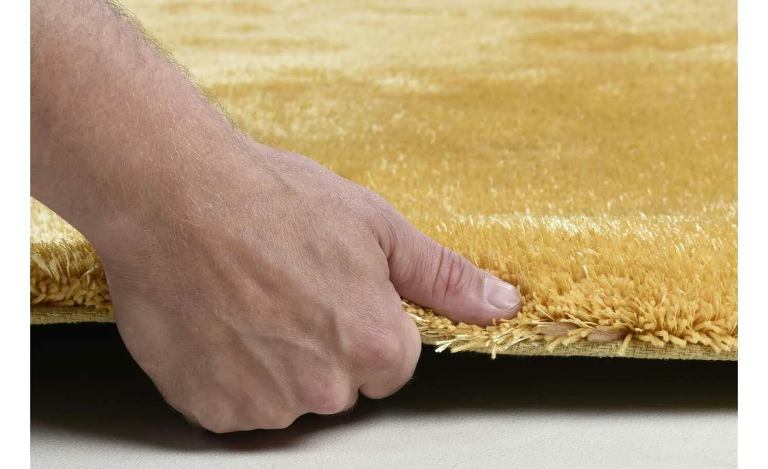 Gino Falcone Teppich | Gold 150|cm 80|cm 80x150 cm – Bild 4