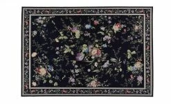 THEKO Teppich | 0,7|cm Schwarz 150|cm 80|cm 80x150 cm