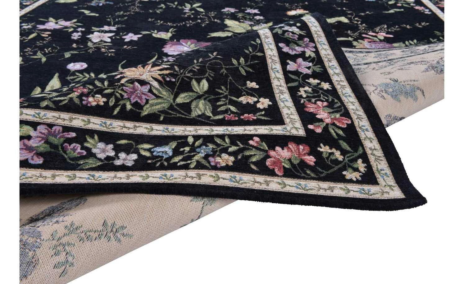 THEKO Teppich | 0,7|cm Schwarz 330|cm 240|cm 240x330 cm – Bild 3