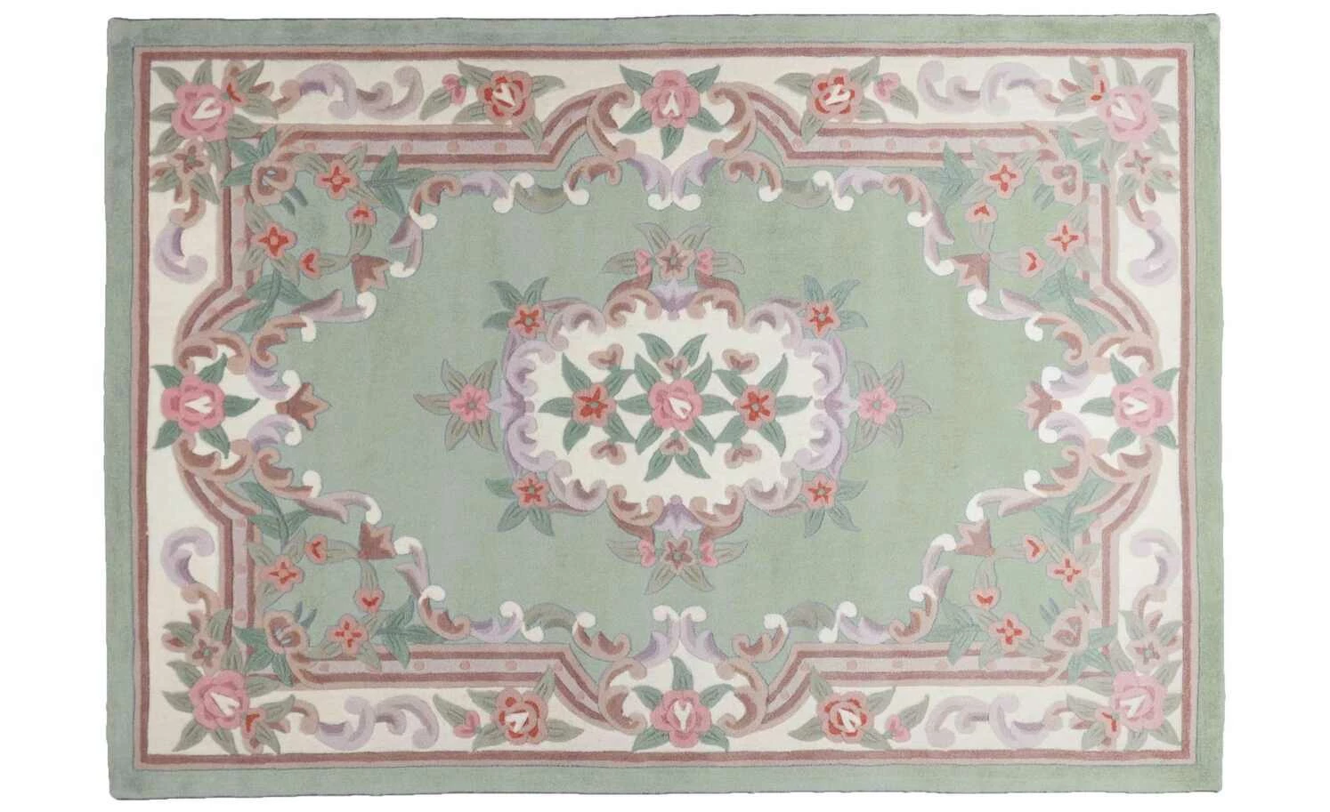 THEKO Teppich | Grün 180|cm 120|cm 120x180 cm