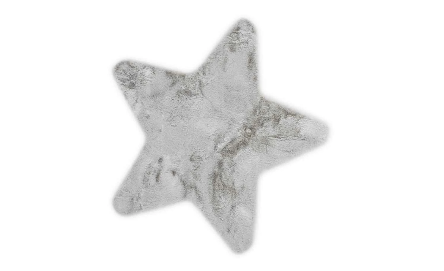 Gino Falcone Teppich | Silber 90|cm 90|cm 90x90 cm Stern