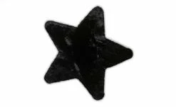 Gino Falcone Teppich | Schwarz 90|cm 90|cm 90x90 cm Stern