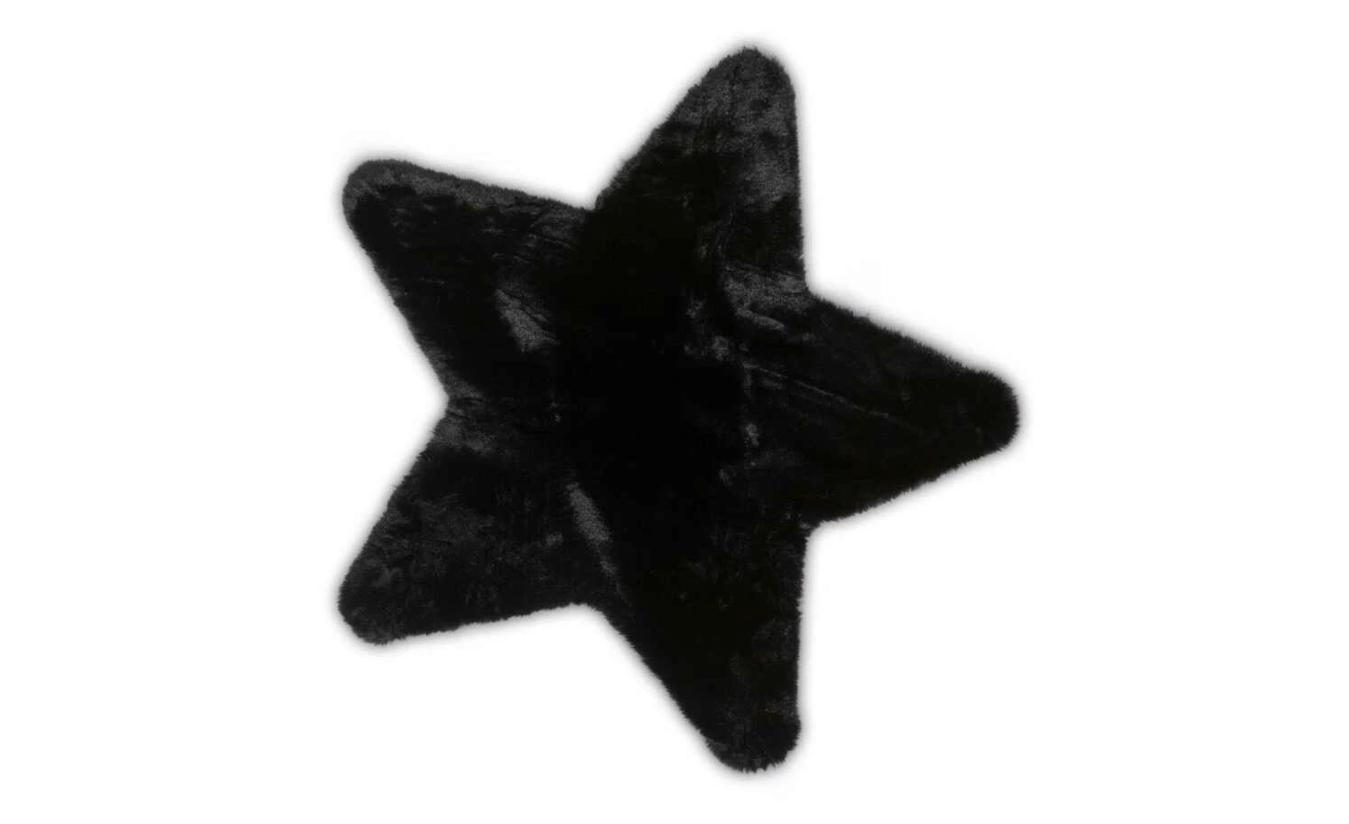 Gino Falcone Teppich | Schwarz 90|cm 90|cm 90x90 cm Stern