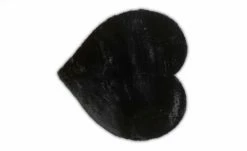 Gino Falcone Teppich | Schwarz 90|cm 90|cm 90x90 cm Herz