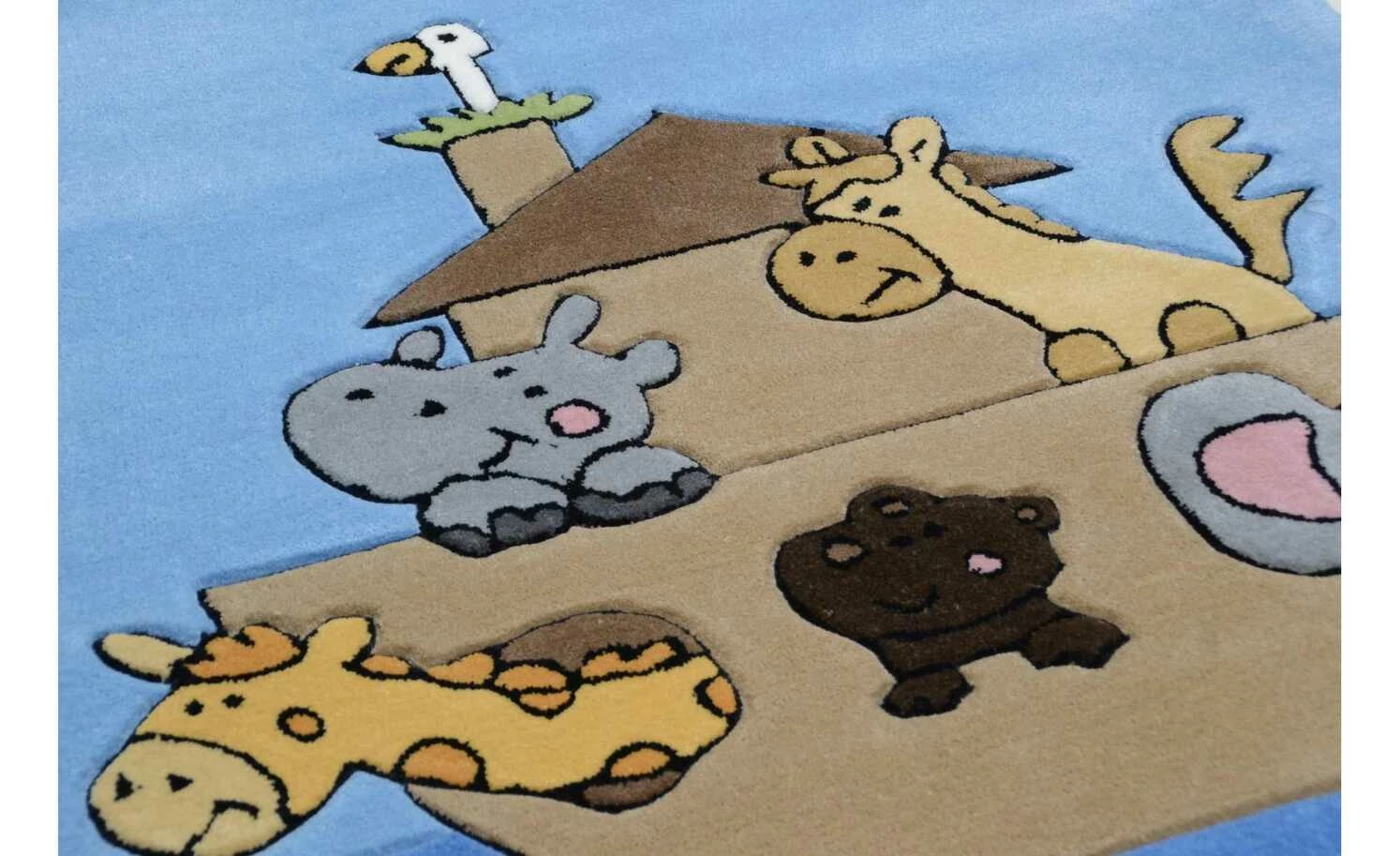 THEKO Kinderteppich | Blau 180|cm 120|cm 120x180 cm – Bild 2