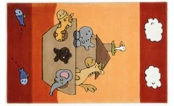 THEKO Kinderteppich | Terrakotta 160|cm 100|cm 100x160 cm