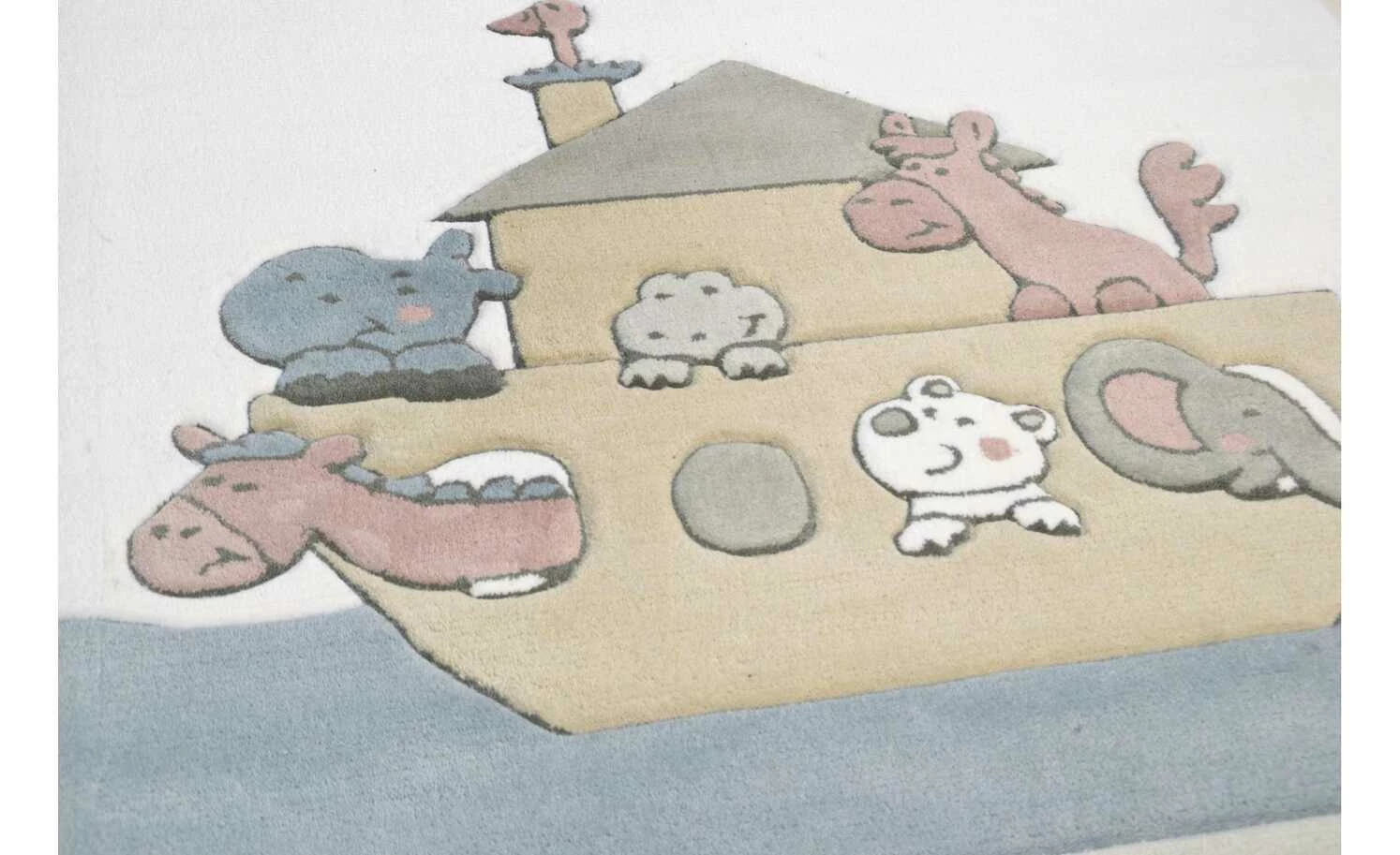 THEKO Kinderteppich | Weiß 160|cm 100|cm 100x160 cm – Bild 3