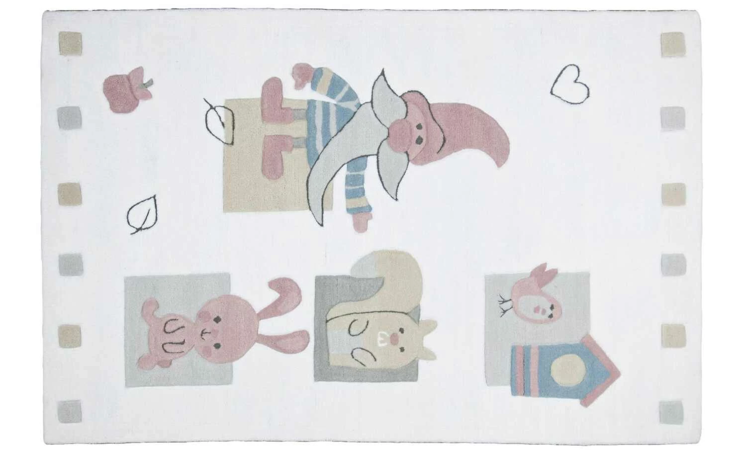 THEKO Kinderteppich | 180|cm 120|cm 120x180 cm