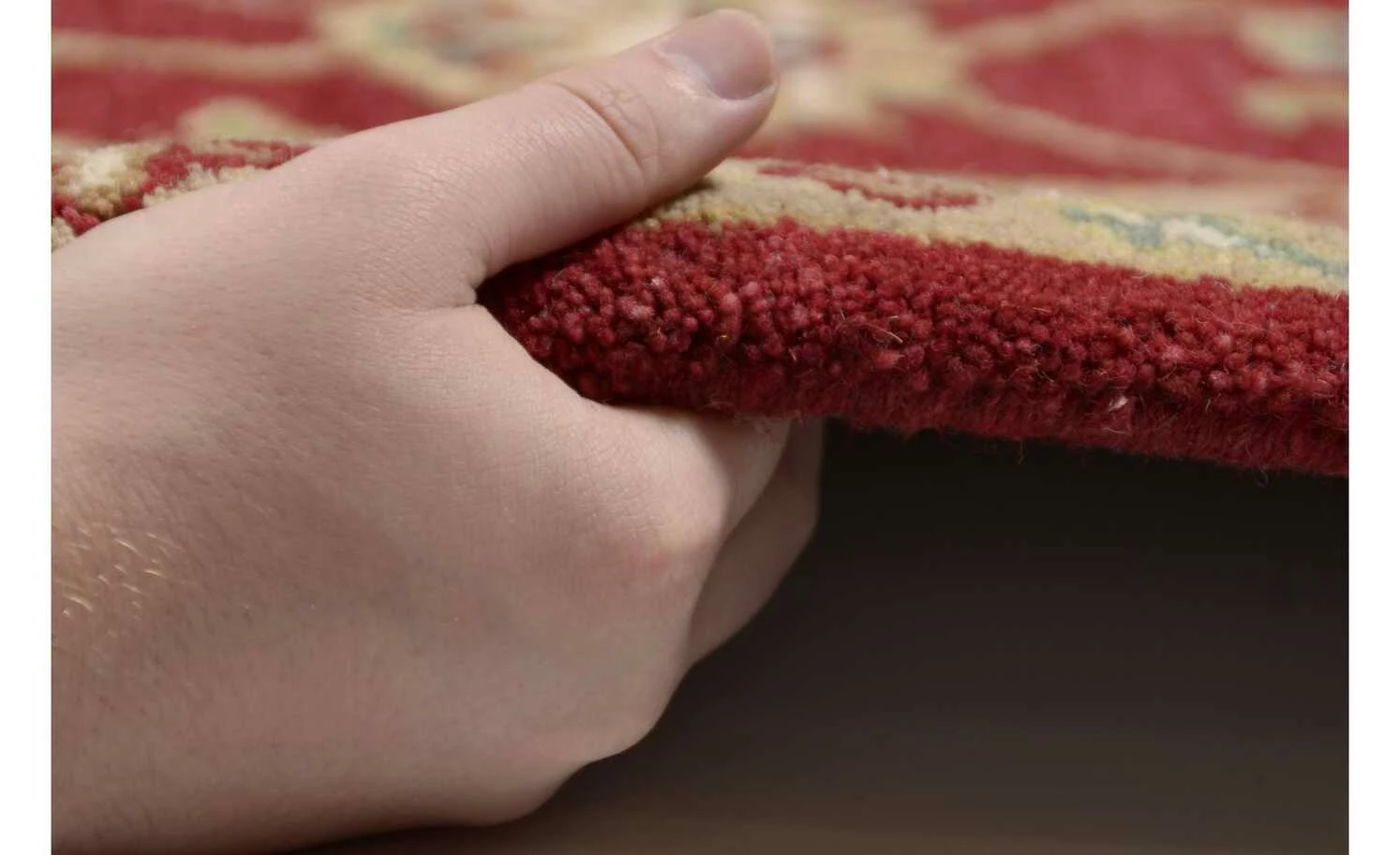 THEKO Teppich | Rot/ Cream 230|cm 160|cm 160x230 cm – Bild 2