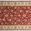 THEKO Teppich | Rot/ Cream 180|cm 120|cm 120x180 cm