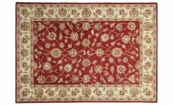 THEKO Teppich | Rot/ Cream 180|cm 120|cm 120x180 cm