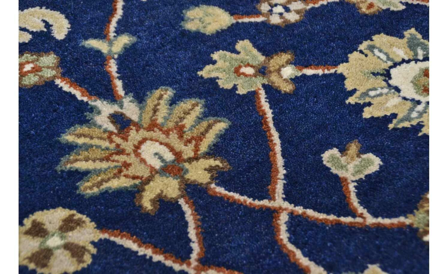 THEKO Teppich | Blau/ Cream 230|cm 160|cm 160x230 cm – Bild 4