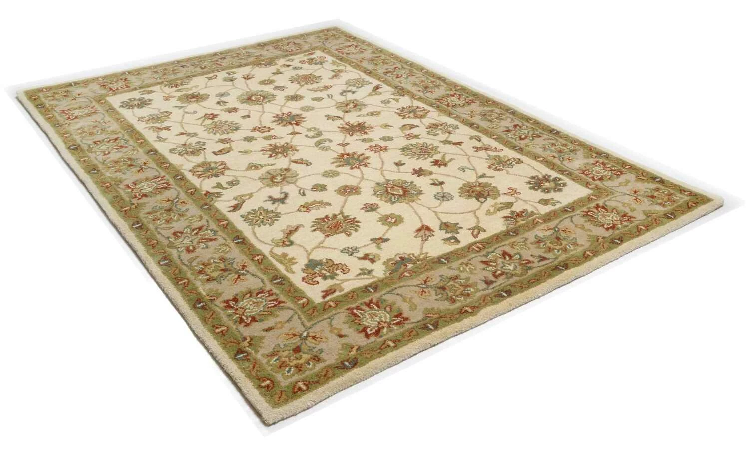 THEKO Teppich | Cream/ Braun 90|cm 60|cm 60x90 cm – Bild 2